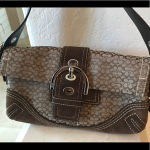 Coach signature soho shoulder purse
